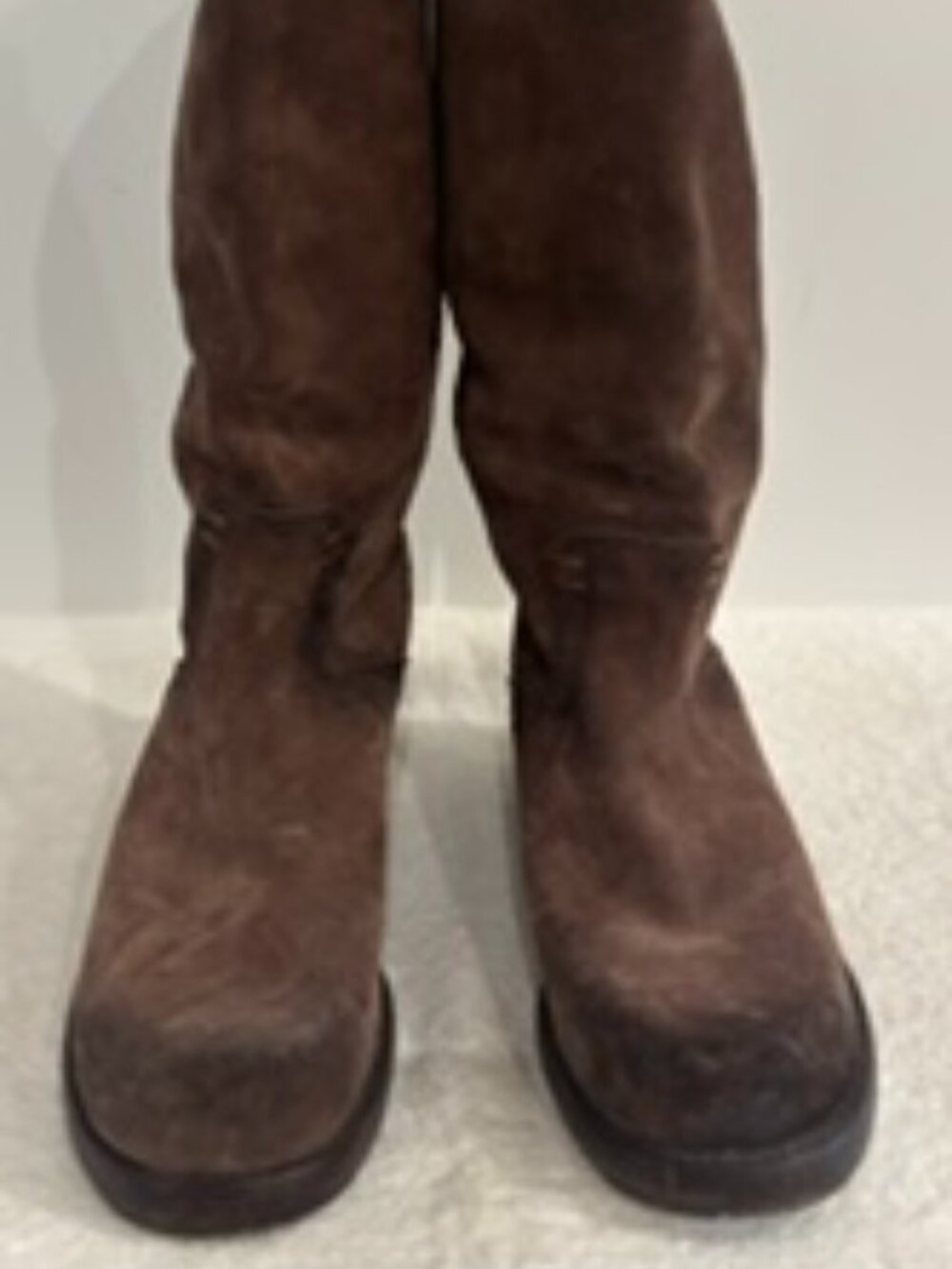 Frye Brown Distressed Pull-On Suede Boot - 7